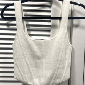 Aritzia Wilfred crop shirt